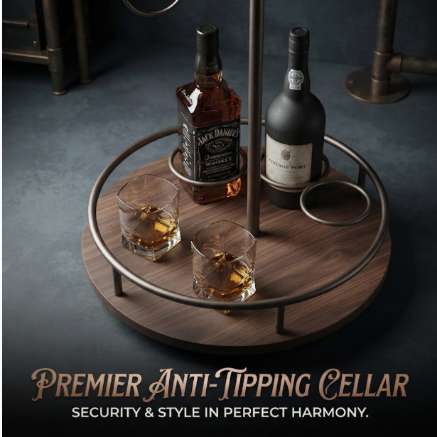 Modern 4-Tier Rolling Bar Cart with Built-in Wine & Stemware Storage - Elegant Gold Mobile Liquor Trolley for Home Entertainment