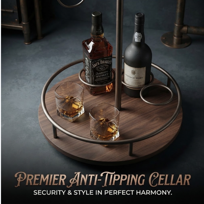 Modern 4-Tier Rolling Bar Cart with Built-in Wine & Stemware Storage - Elegant Gold Mobile Liquor Trolley for Home Entertainment