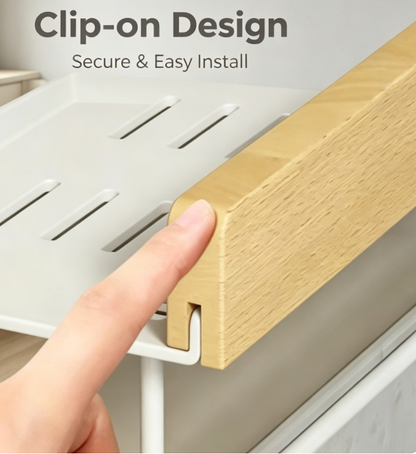 Artisan Crafted Wall Hanging Spice Rack - Natural Timber Floating Storage Ledges for Kitchen and Pantry Decor